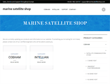 Tablet Screenshot of marinesatelliteshop.com